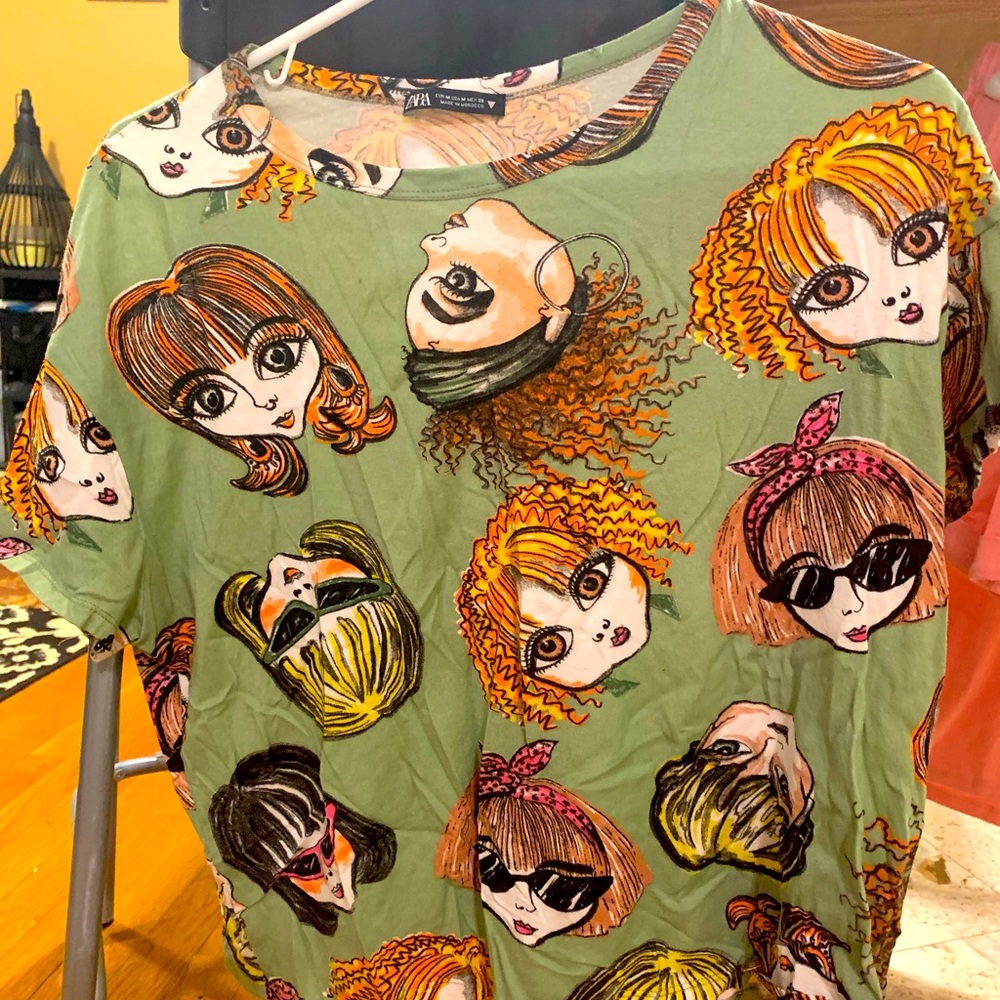 Zara t shirt!  UNIQUE